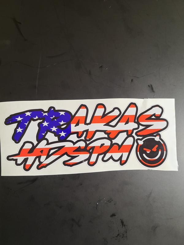 Trakas HDSPM Sticker – Vinyl Decal with Country Flag (México, El Salvador, Honduras, Guatemala, USA)