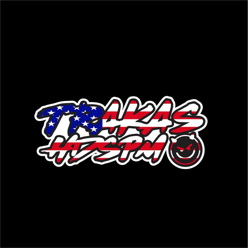 Trakas HDSPM Sticker – Vinyl Decal with Country Flag (México, El Salvador, Honduras, Guatemala, USA)