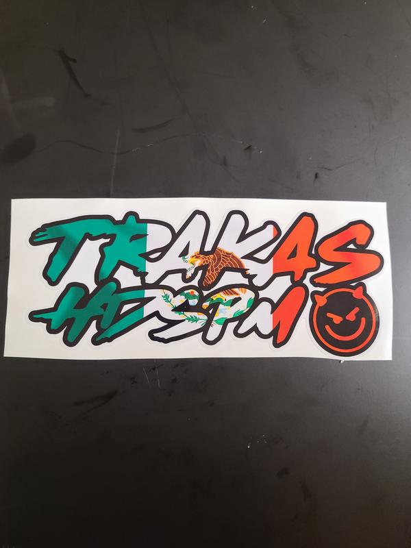 Trakas HDSPM Sticker – Vinyl Decal with Country Flag (México, El Salvador, Honduras, Guatemala, USA)