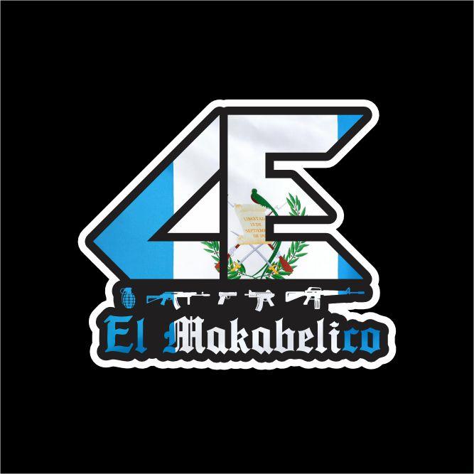 El Makabelico Sticker – Flag Style Car Decal / Calcomanía en Vinil con Banderas y Decoración para Vehículos