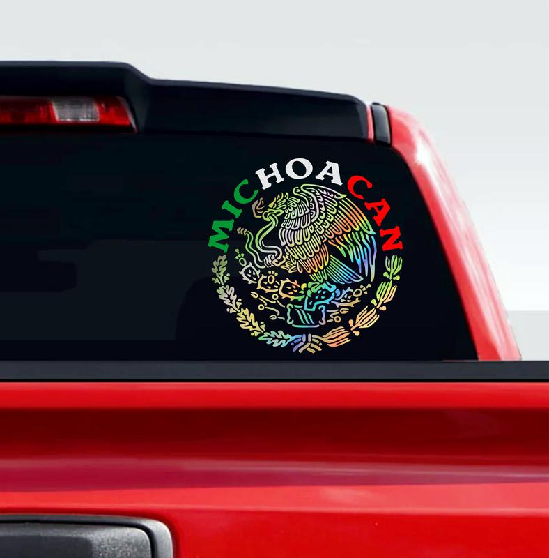 Escudo México / Mexican Coat of Arms Decal – State in Arch / Personalizado con Estados en Arco Superior