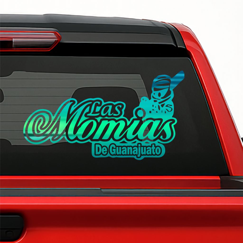 Las Momias de Guanajuato Sticker – Holographic Vinyl Decal for Cars, Trucks & Windows