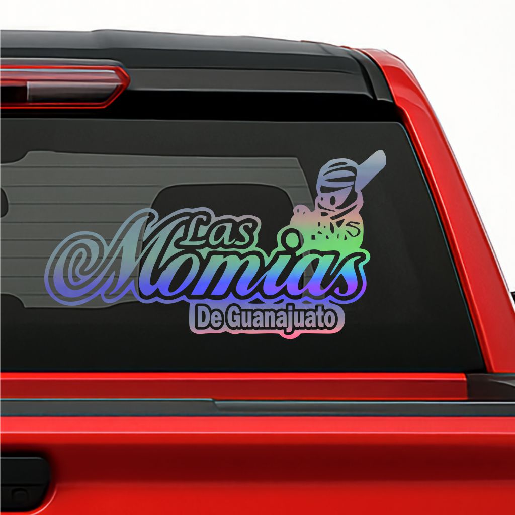 Las Momias de Guanajuato Sticker – Holographic Vinyl Decal for Cars, Trucks & Windows