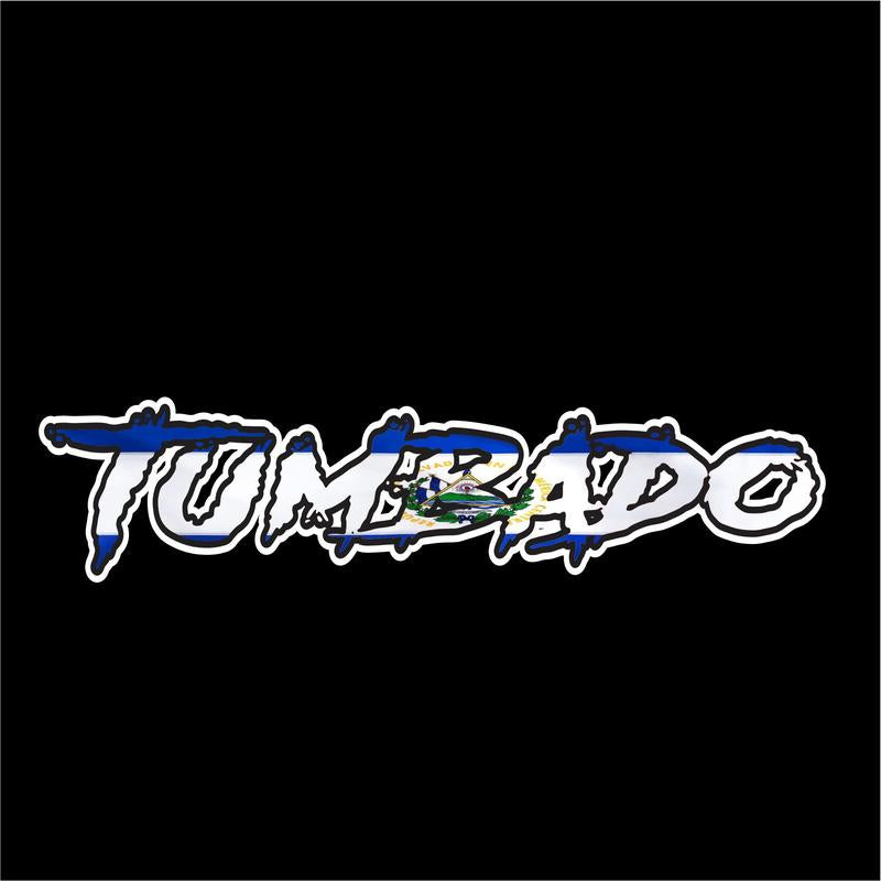 Tumbado Flag Vinyl Sticker / Calcomanía Personalizada con Bandera (México, El Salvador, Honduras, Guatemala, USA)