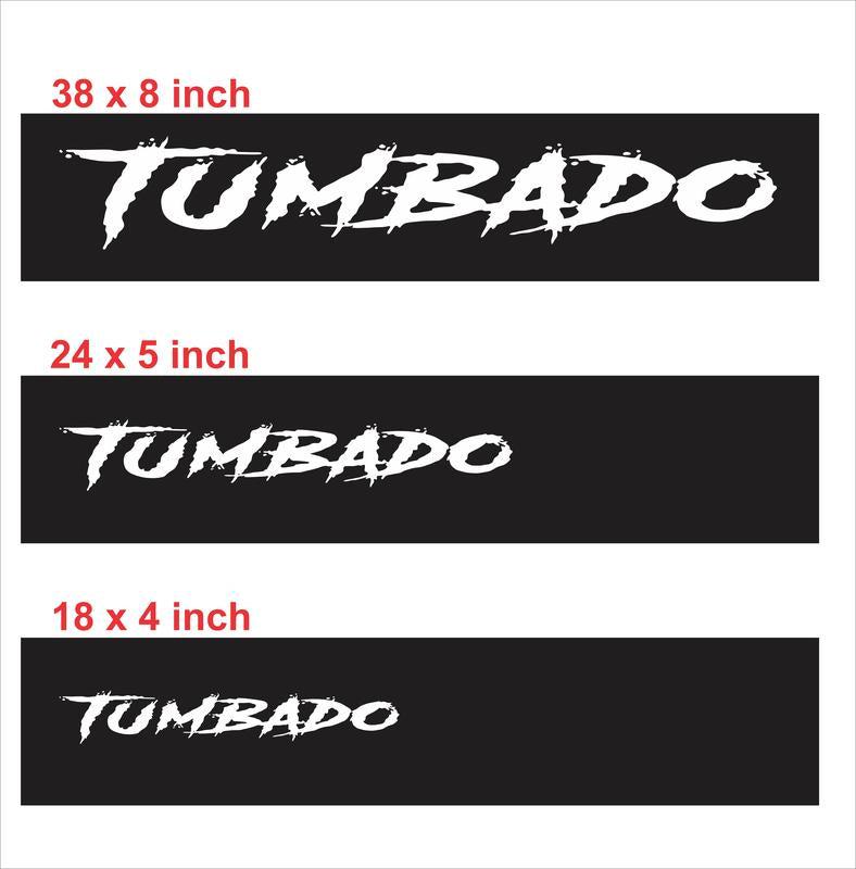 Tumbado Windshield Decal / Calcomanía para Parabrisas – Vinyl Sticker for Cars & Trucks