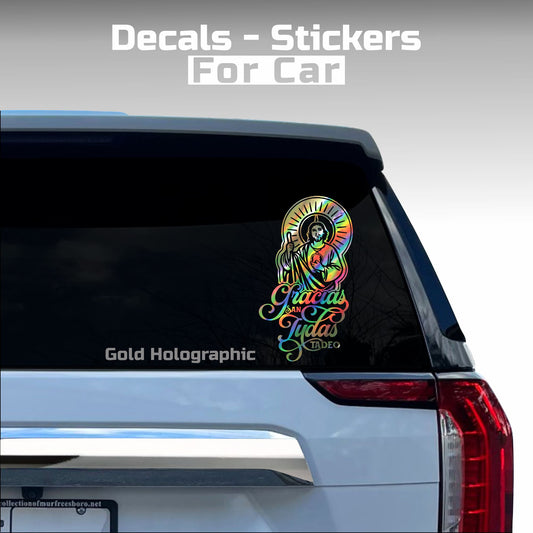 Gracias San Judas Tadeo Decals Sticker