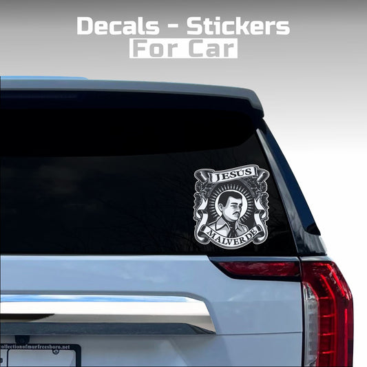 Jesus Malverde Decals Sticker