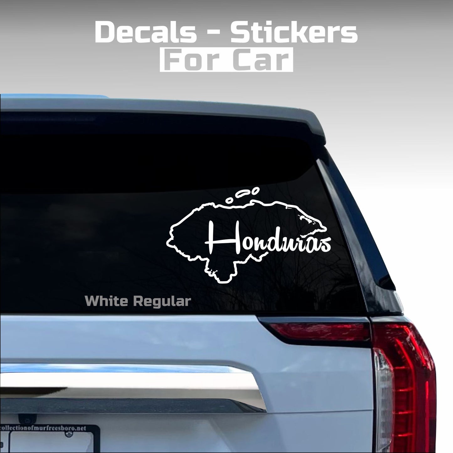 Mapa de Honduras Decals Sticker