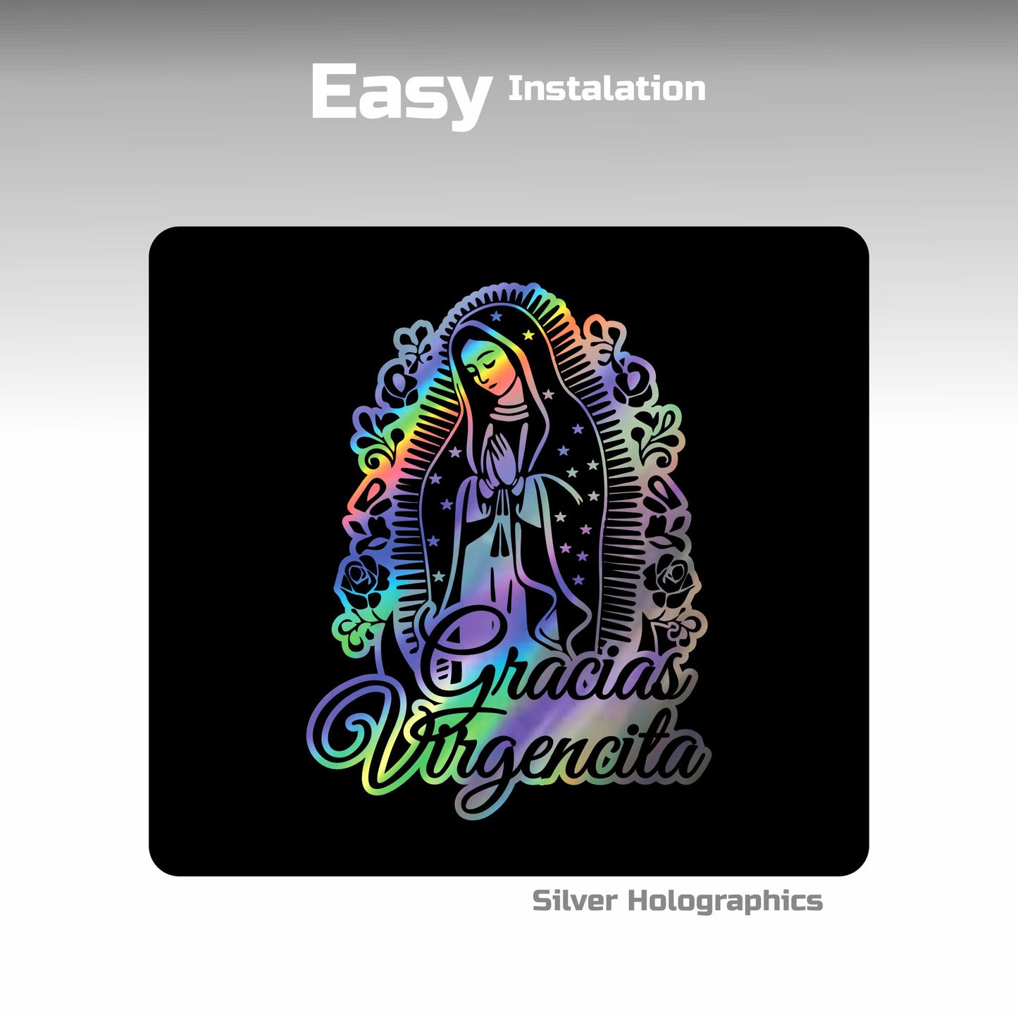 Gracias Virgencita Decals Sticker