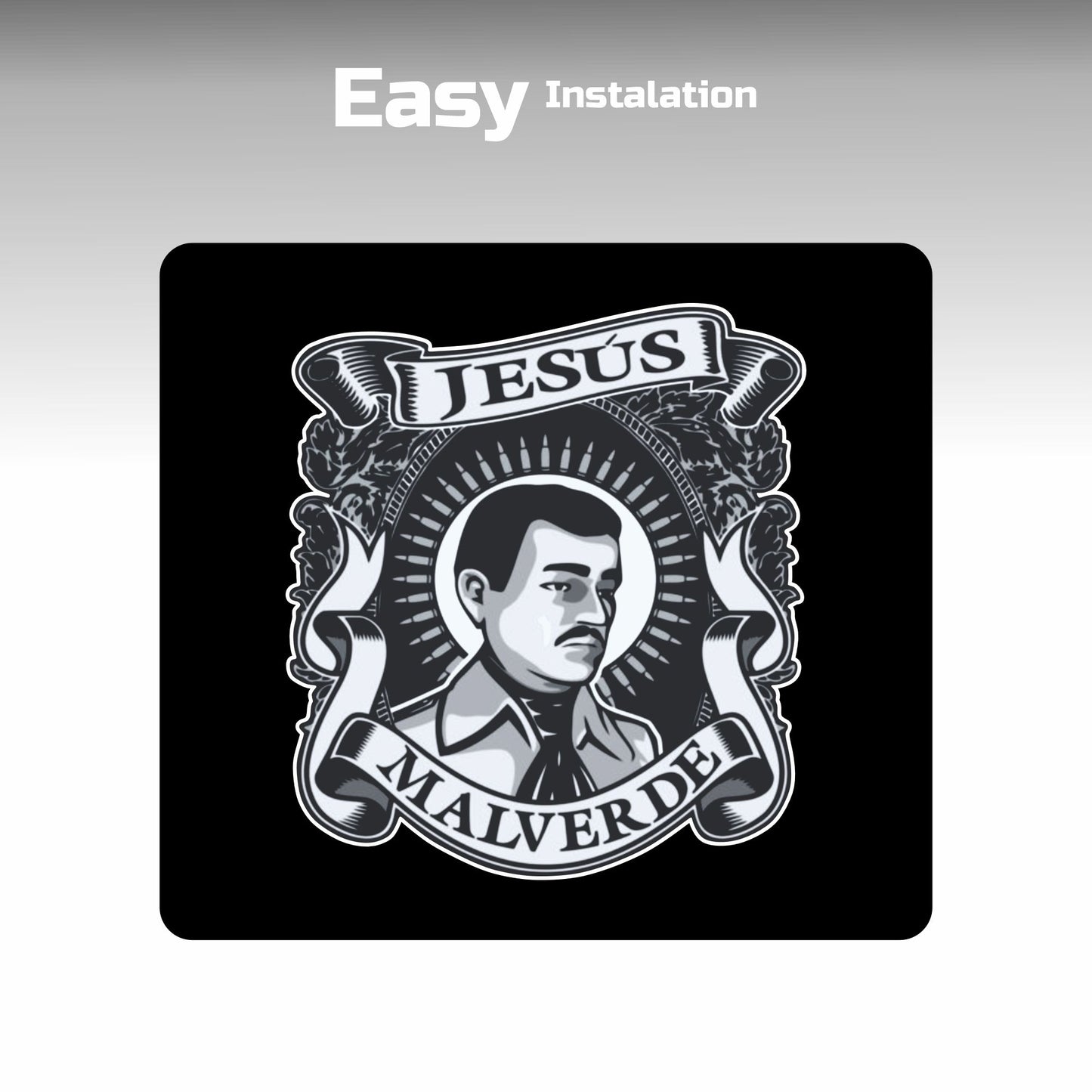 Jesus Malverde Decals Sticker