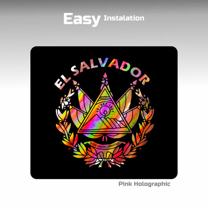 Escudo El Salvador Decals Sticker