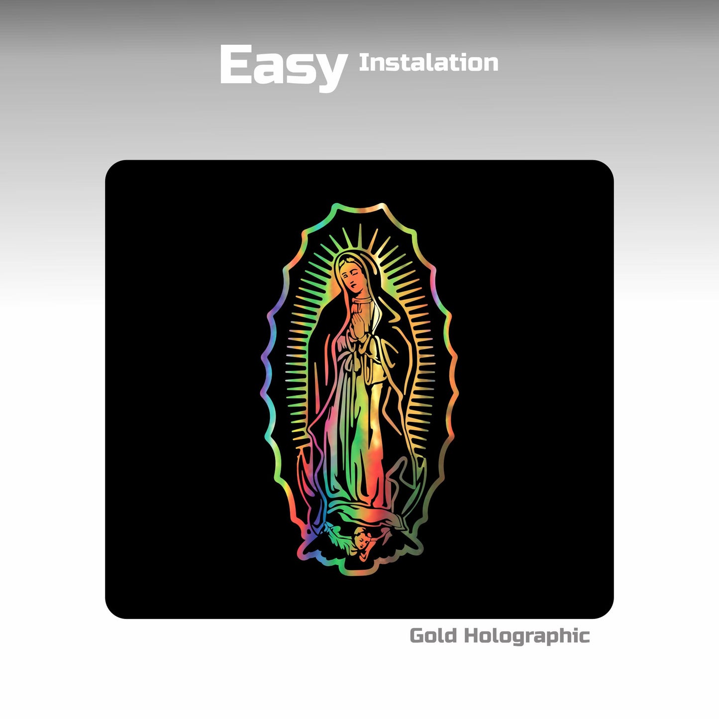 Virgen de Guadalupe Decals Sticker