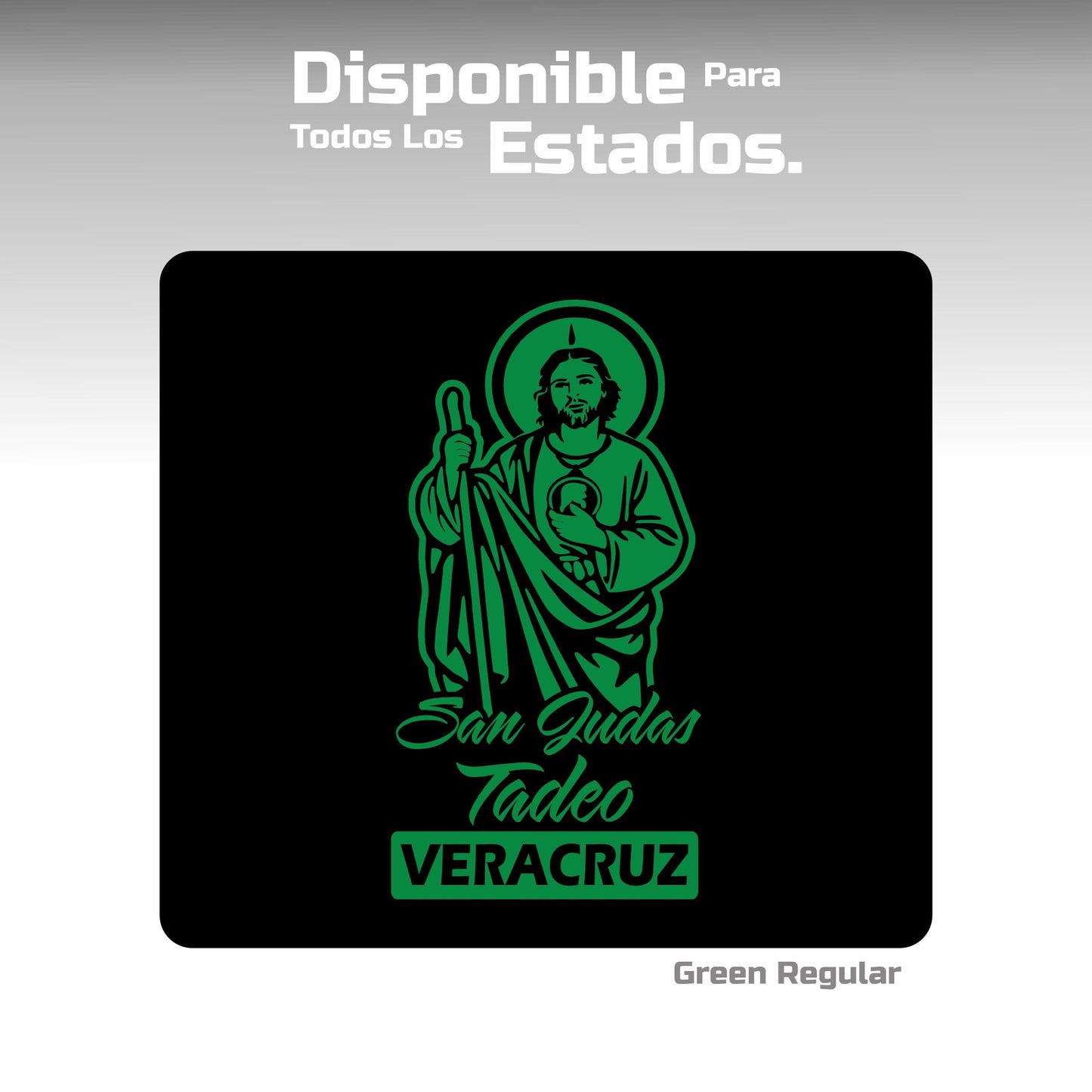 San Juditas Tadeo con estados de México Decals Sticker