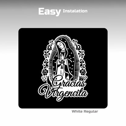 Gracias Virgencita Decals Sticker