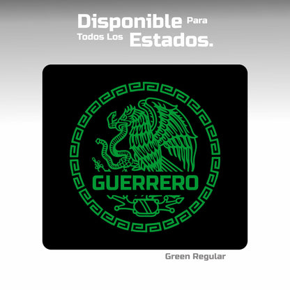 Escudo de Águila con Estados de México Decals Sticker