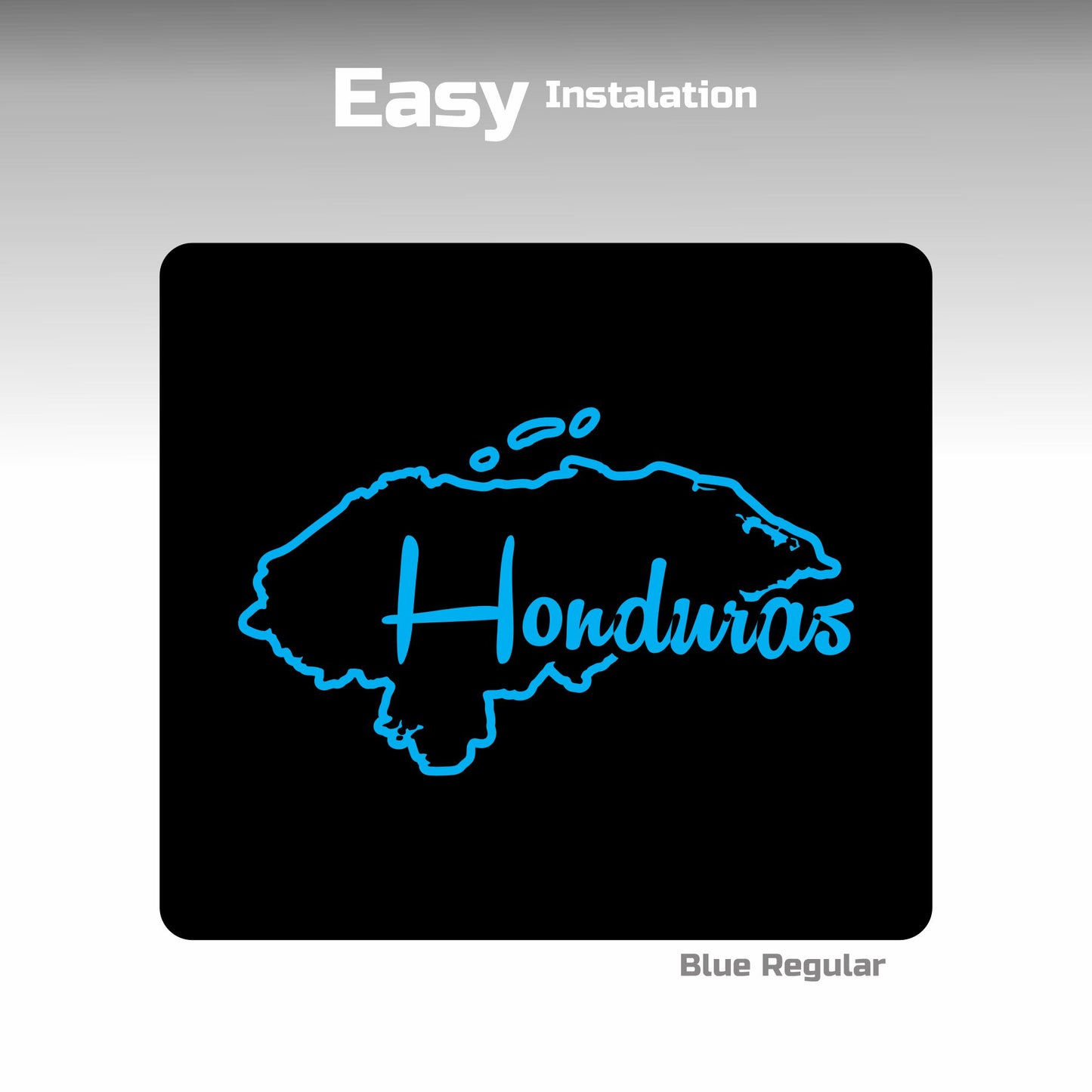 Mapa de Honduras Decals Sticker