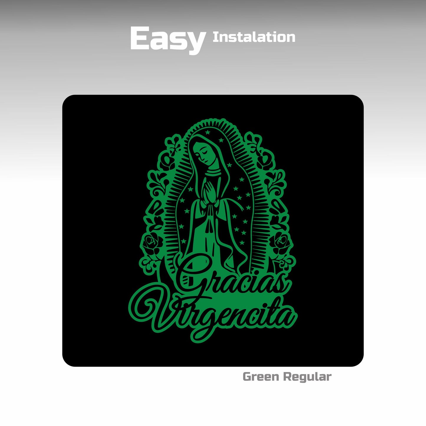 Gracias Virgencita Decals Sticker