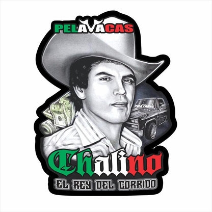 Sticker, Artistas Dead, Chalino Sanchez, Valentin Elizalde, Selena / car decals / vinyl sign