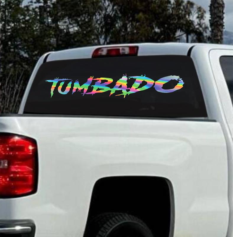 Tumbado Windshield Decal / Calcomanía para Parabrisas – Vinyl Sticker for Cars & Trucks