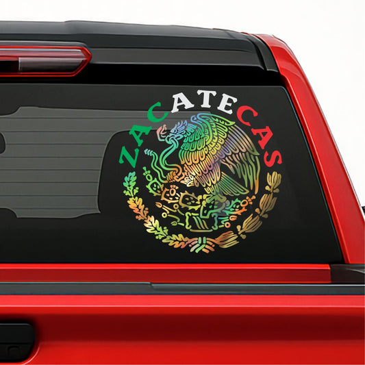Escudo México / Mexican Coat of Arms Decal – State in Arch / Personalizado con Estados en Arco Superior