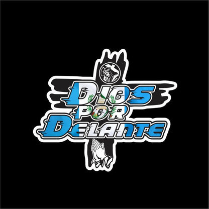 Dios por Delante Sticker – 5 Countries Flag Decal / Calcomanía Religiosa con Banderas de México, Guatemala, Honduras, El Salvador y USA