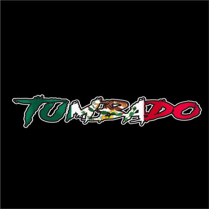 Tumbado Flag Vinyl Sticker / Calcomanía Personalizada con Bandera (México, El Salvador, Honduras, Guatemala, USA)
