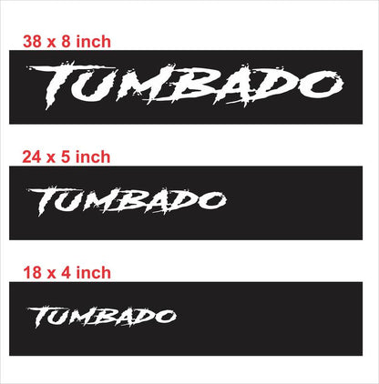 Tumbado Windshield Decal / Calcomanía para Parabrisas – Vinyl Sticker for Cars & Trucks