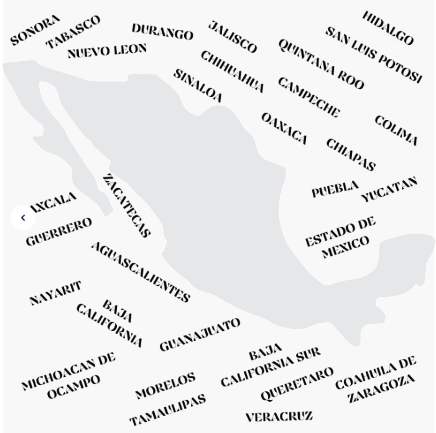 San Juditas Tadeo con estados de México Decals Sticker