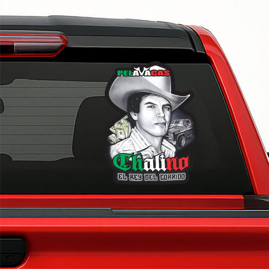 Sticker, Artistas Dead, Chalino Sanchez, Valentin Elizalde, Selena / car decals / vinyl sign